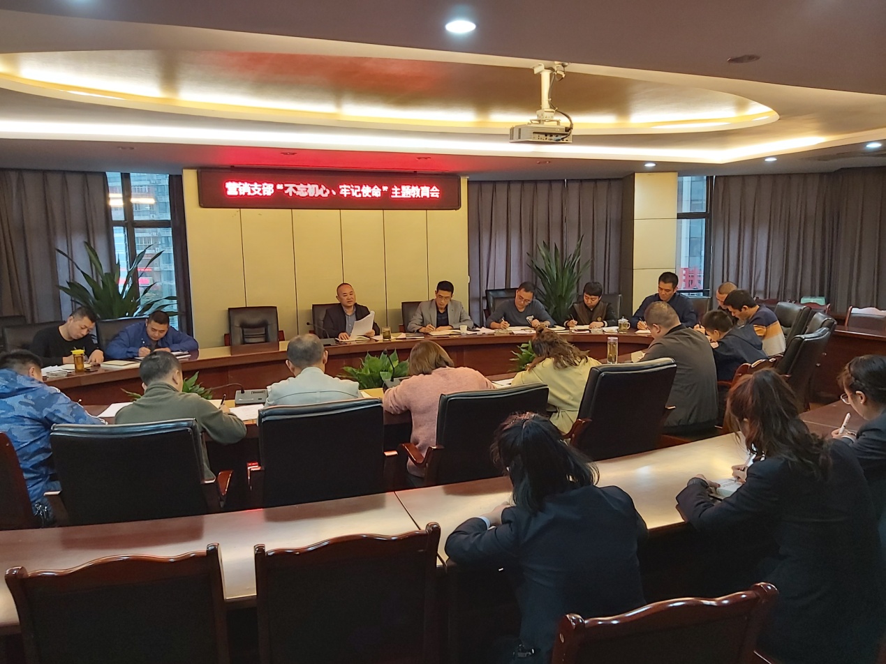 營銷支部開展黨課輔導暨組織生活會