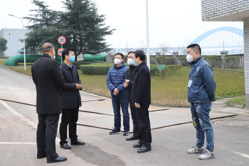 市委常委、政法委書記陳揚(yáng)杰到我司督查指導(dǎo)疫情防控工作