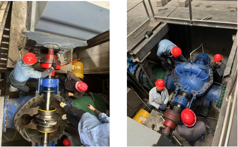 葉輪煥新除隱患 節(jié)能降耗見實(shí)效——制水分公司扎實(shí)推進(jìn)“一降三升”落地見效